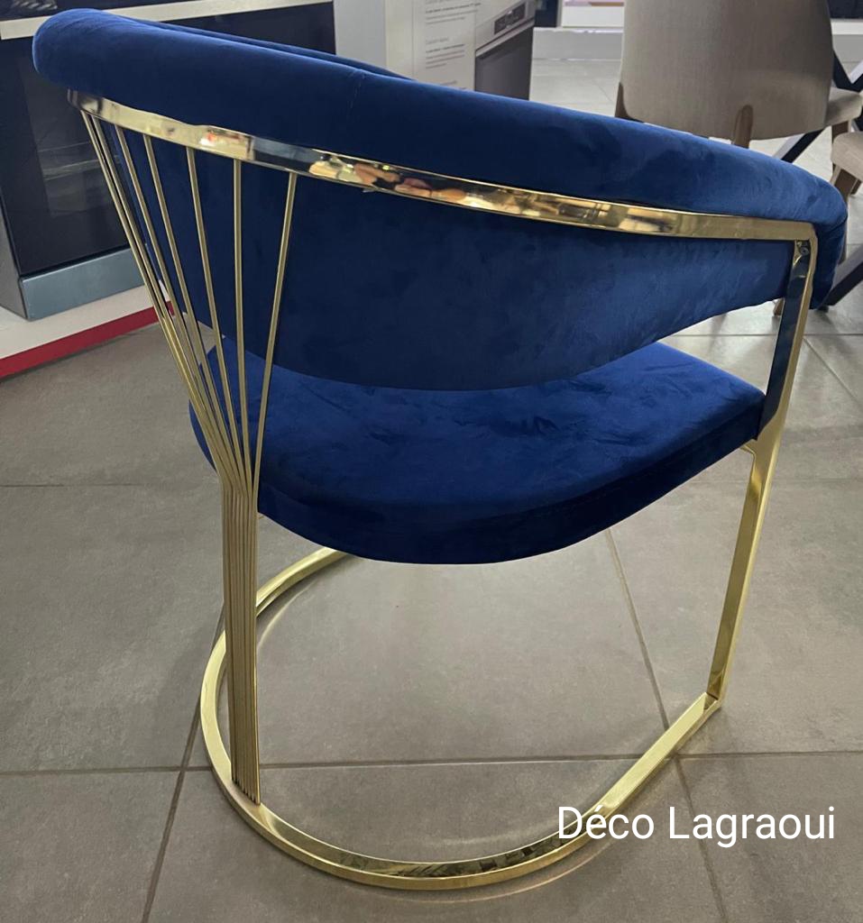 ? Fauteuil en inox rond moderne